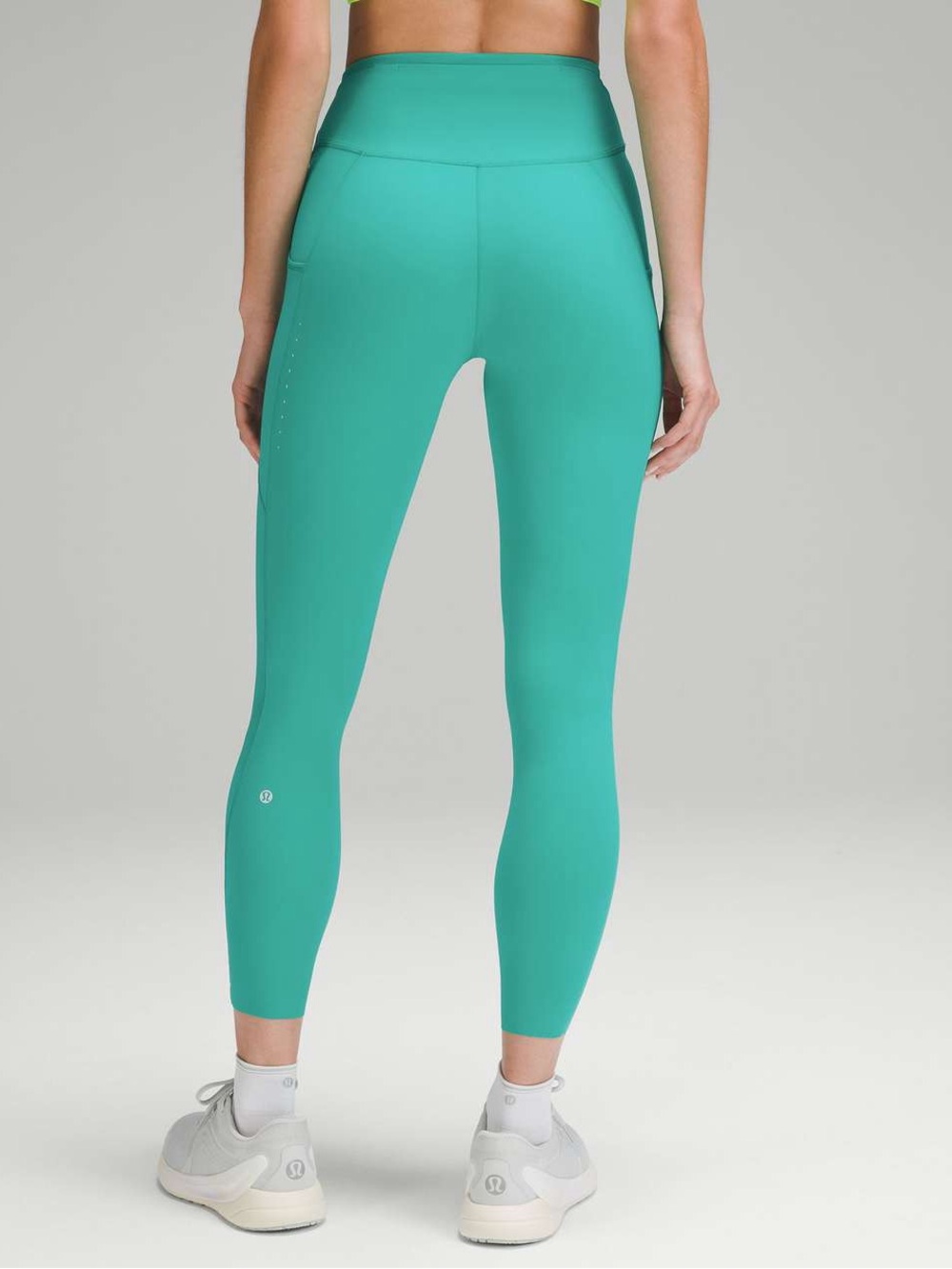 NWOT Kelly Green Lululemon Fast and Free High-Rise Tight 25” Pockets